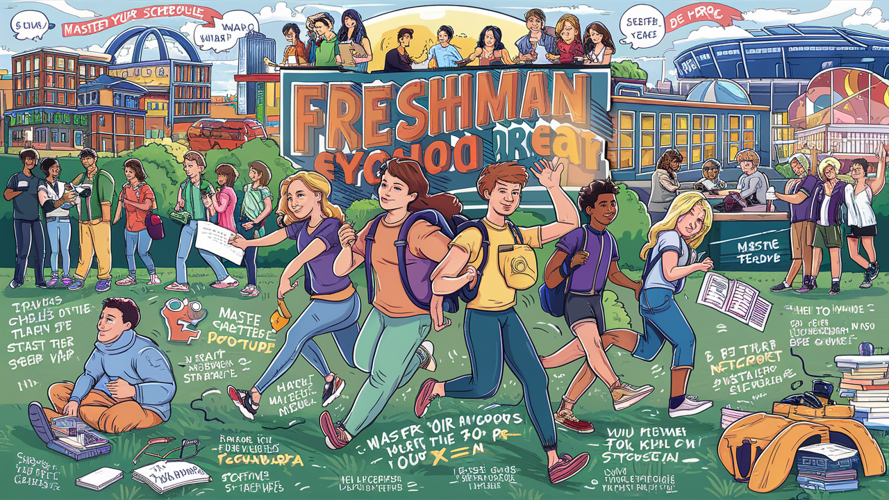 Freshman Year Survival Guide - 5 steps: conquer High School or College Like a Boss!
