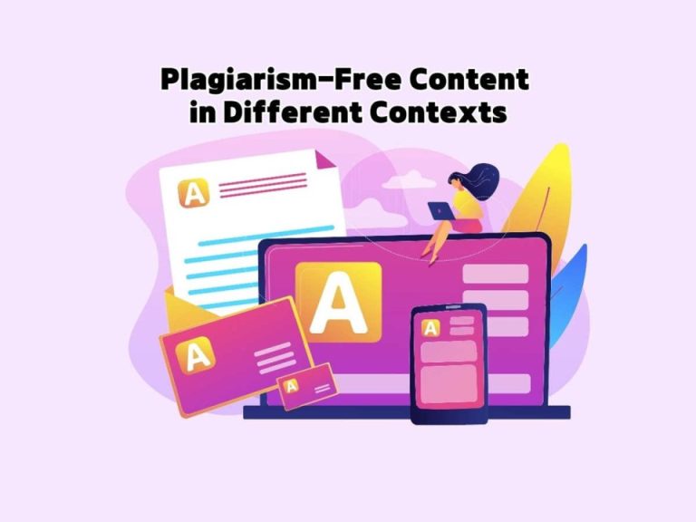 plagiarism-free content